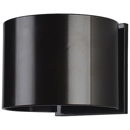 Curve, BiDirectional Outdoor LED Wall Mount, Bronze Finish